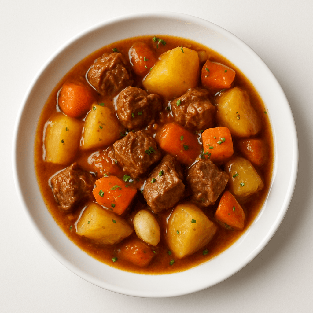 Foto de Estofado de carne con papas y zanahorias